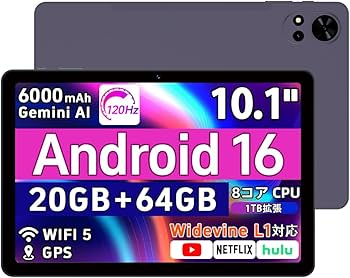 新品✨ Android タブレット 本体 10.36インチ Wi-Fi GPS Androidタブレット 10.1インチ 24GB RAM 128GB Androidタブレット 10.1